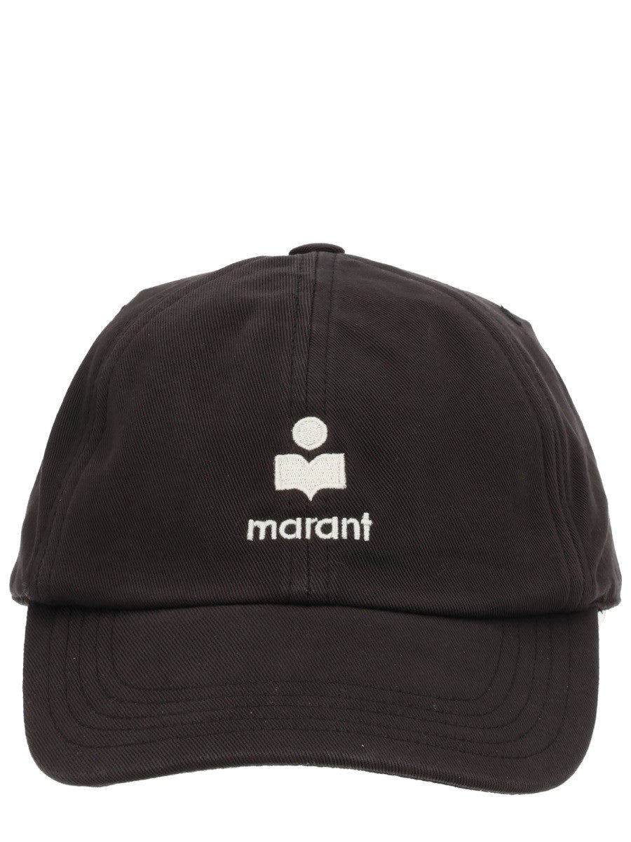 Isabel Marant - CAPPELLO DA BASEBALL "TOMAS" CON LOGO cappello-da-baseball-tomas_530ff198-bbff-4d35-b065-43e273ecc3eb