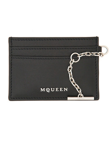 Alexander McQueen Black Sling Card Holder card-holder-sling
