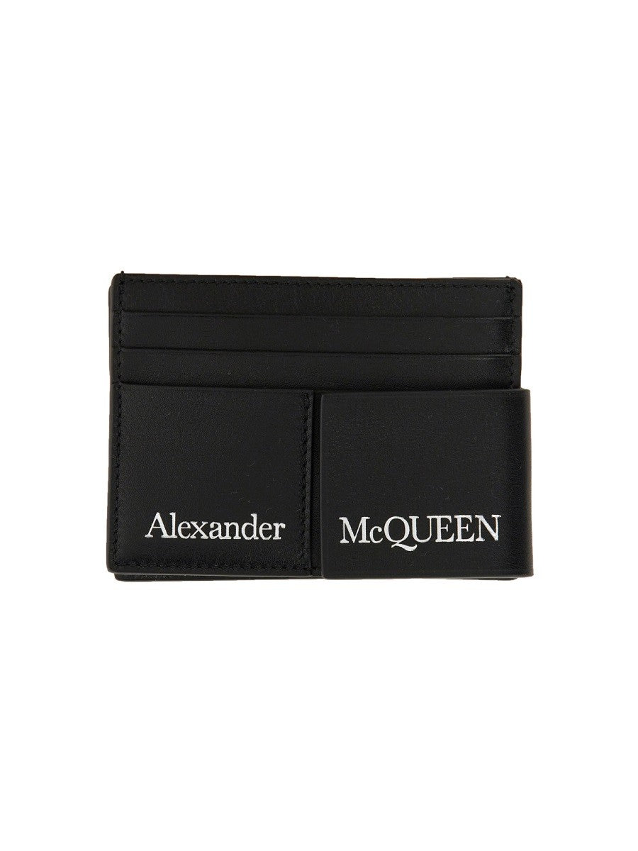 Alexander McQueen Black Logo Card Holder card-holder-with-logo_70ba042f-9eff-423b-9433-5b9ffa789daf
