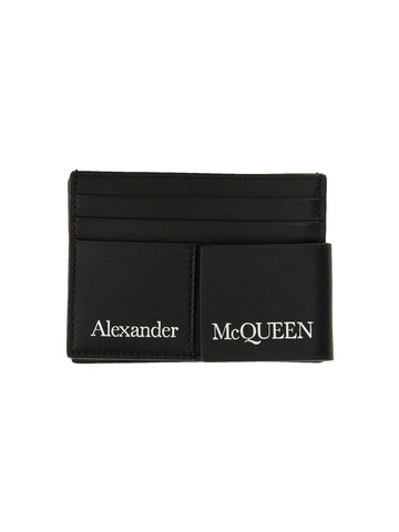 Alexander McQueen Black Logo Card Holder card-holder-with-logo_70ba042f-9eff-423b-9433-5b9ffa789daf