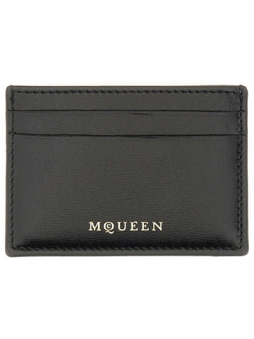Alexander McQueen Black Logo Card Holder card-holder-with-logo_db3504da-7716-4e2c-a343-89525bdb45d4