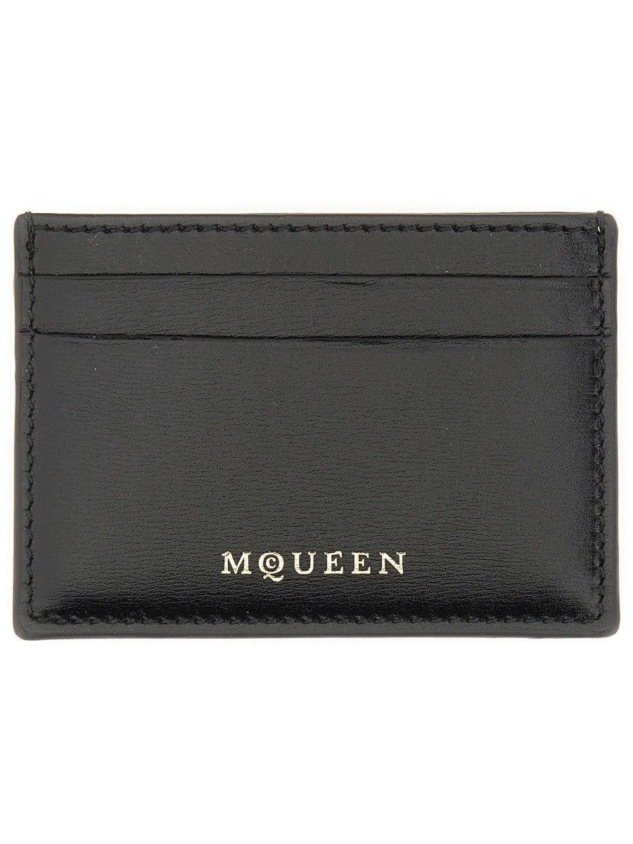 Alexander McQueen Black Logo Card Holder card-holder-with-logo_db3504da-7716-4e2c-a343-89525bdb45d4