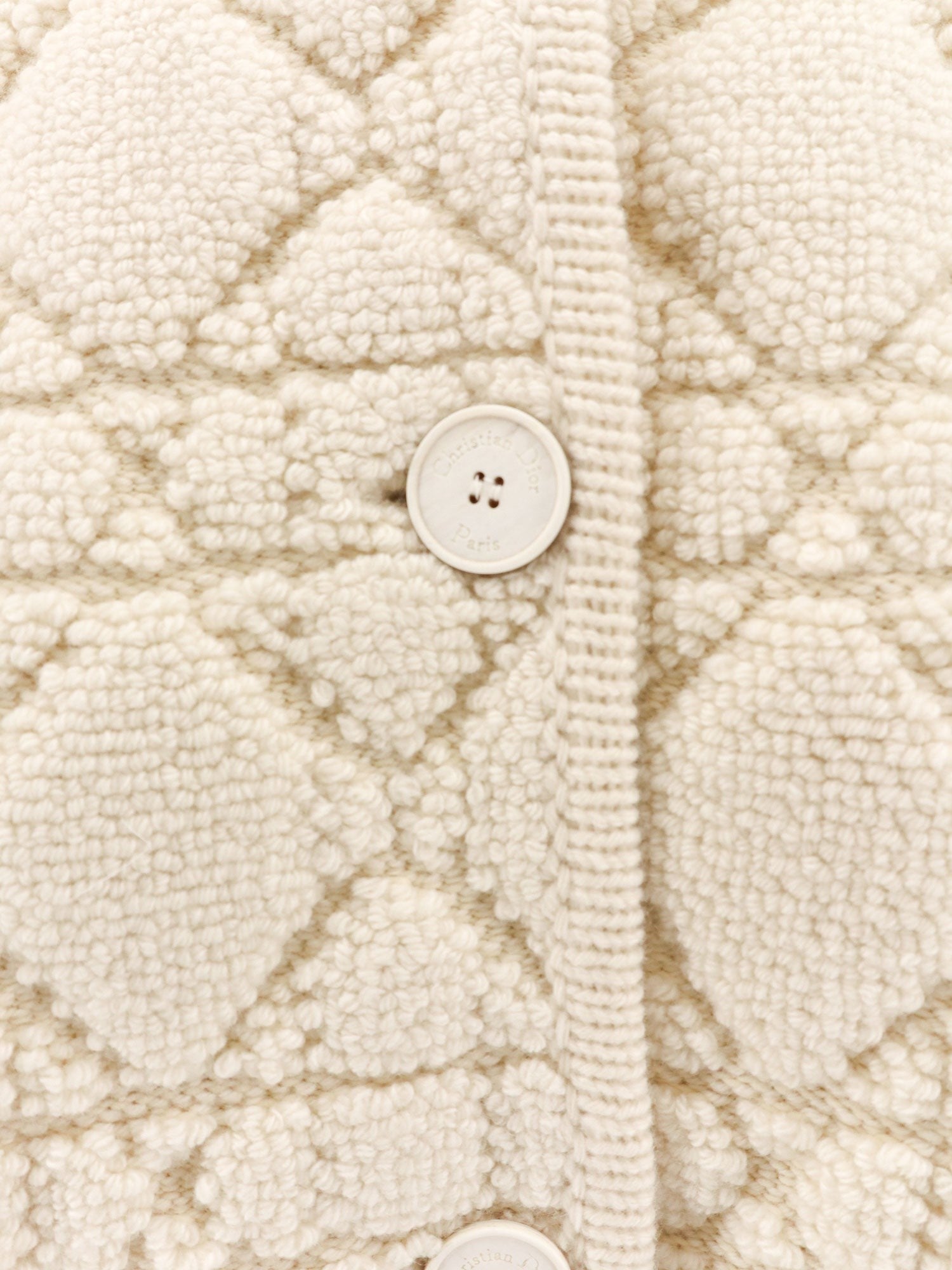 Cardigan Cannage DiorAlps in lana e cashmere