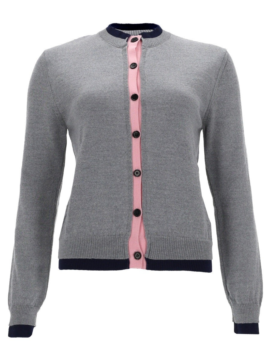 msgm CARDIGAN CON DETTAGLIO DOPPIO BORDO