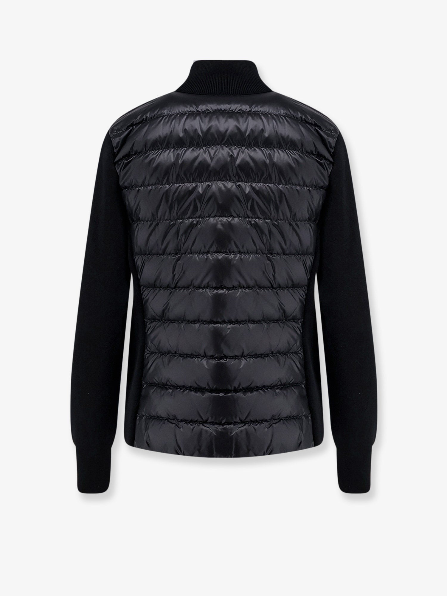 Moncler - Cardigan/Down Jacket with tricot inserts