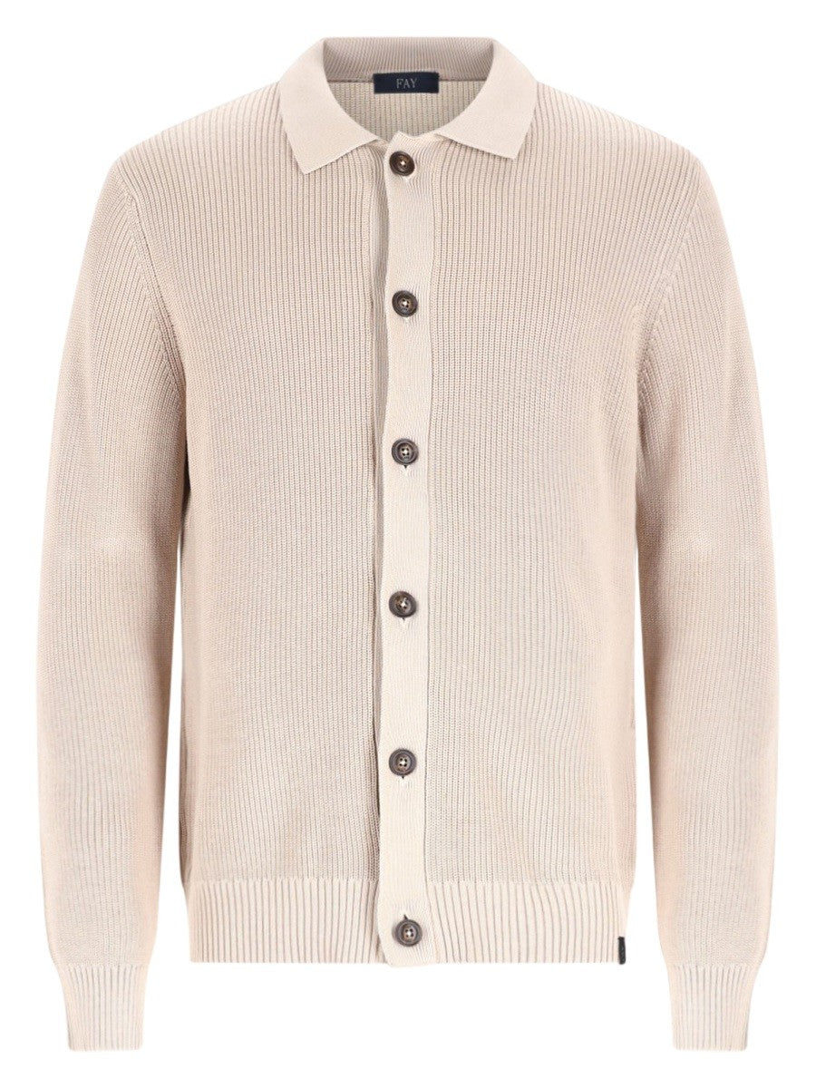 FAY FAY - CARDIGAN IN MAGLIA DI COTONE