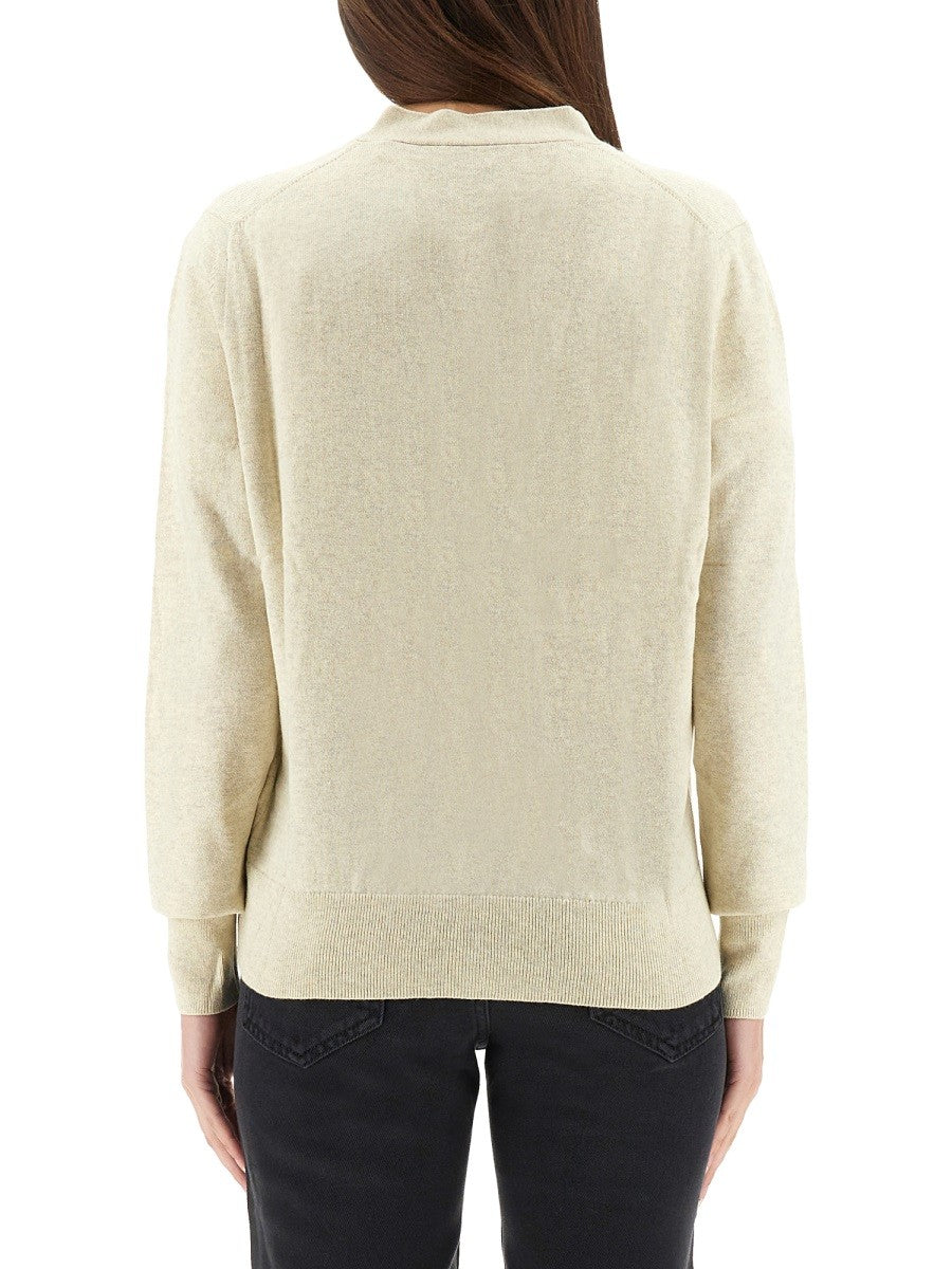 MARANT ETOILE - CARDIGAN "KARIN" WITH LOGO