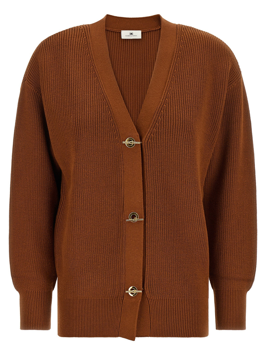 Elisabetta Franchi - Cardigan Tricot Brown
