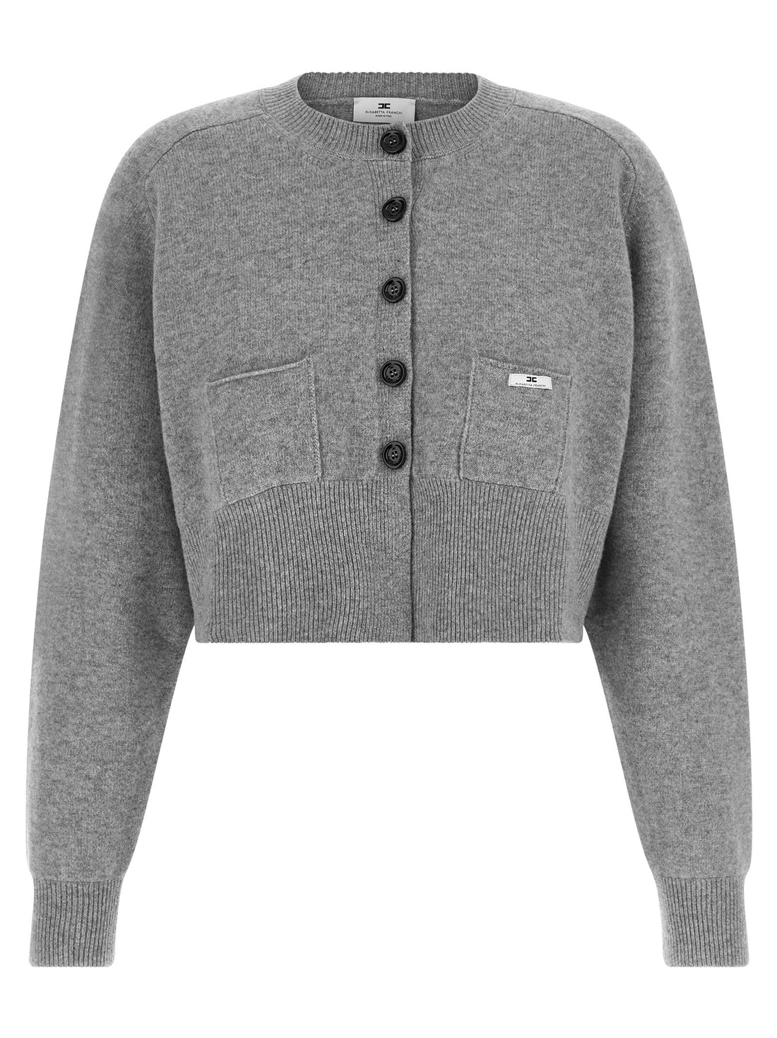 Elisabetta Franchi - Cardigan Tricot gray 40 IT