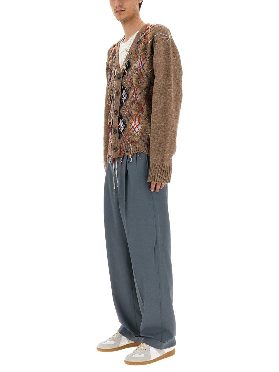 CARDIGAN WITH DIAMOND PATTERN