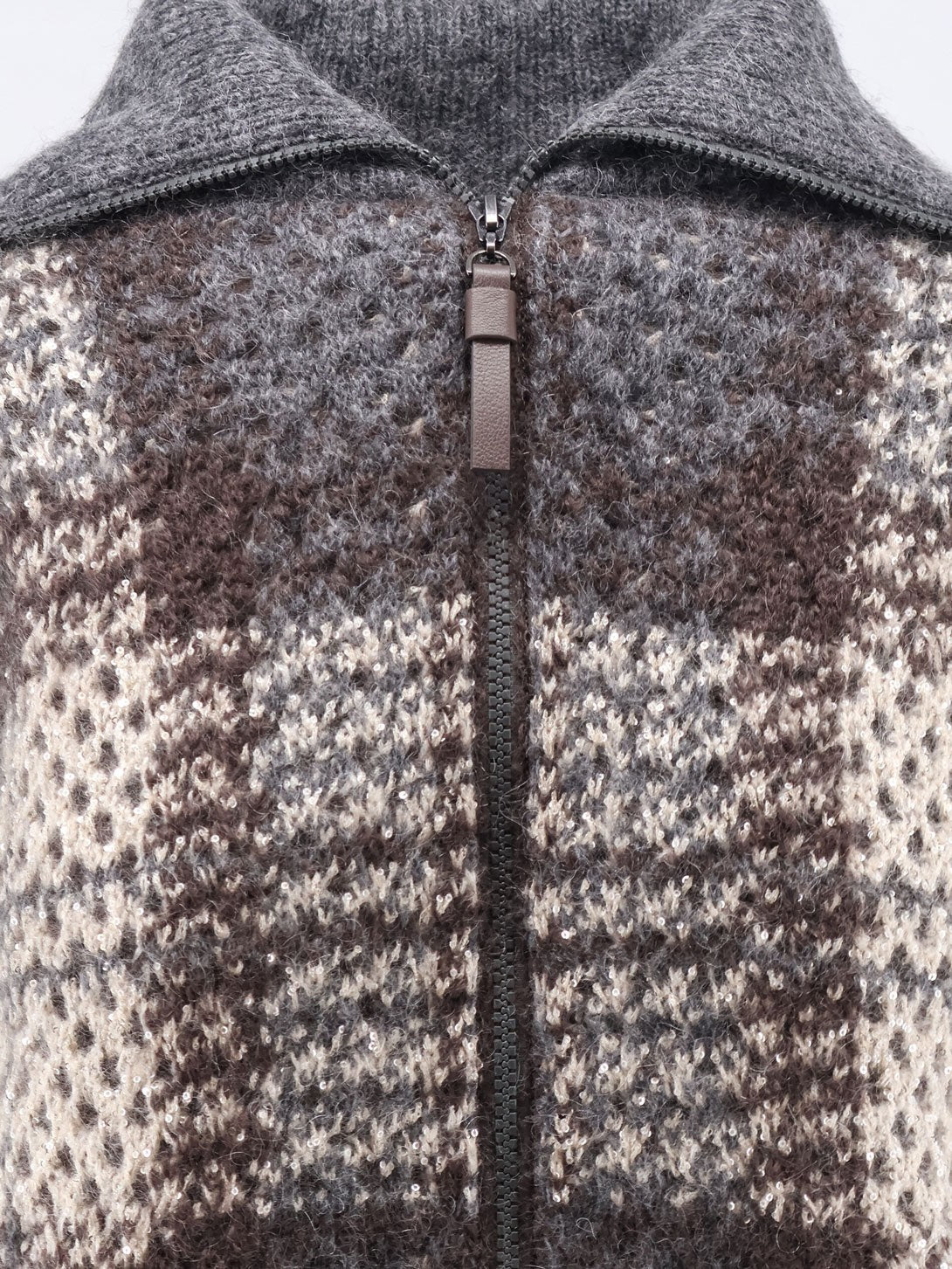 Brunello Cucinelli - Double 'Dazzling Tartan' cardigan