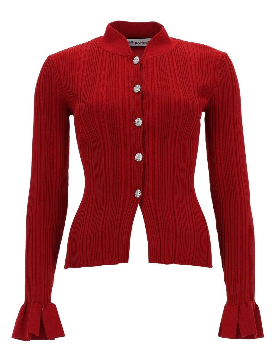 SELF-PORTRAIT - CARDIGAN WITH JEWEL BUTTONS cardigan-with-jewel-buttons_8842903e-1b56-4f7d-bfeb-8feef004837e