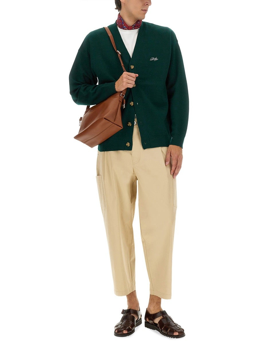 CARDIGAN WITH LOGO EMBROIDERY