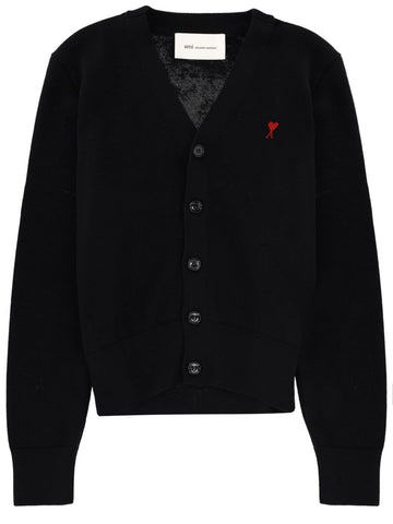 AMI PARIS - CARDIGAN WITH LOGO cardigan-with-logo_6205ea82-9dcb-4868-bac9-593150b84503