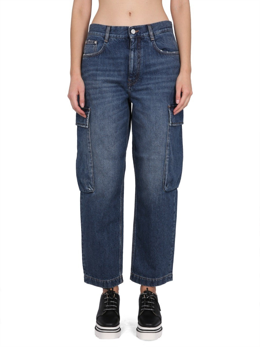 stella mccartney - CARGO JEANS cargo-jeans_52189437-6f9c-4df1-a7e5-ae130bcb3ae9