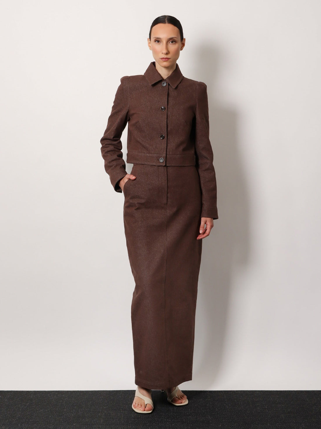 Carpa max mara sfilata crop fit  blazer