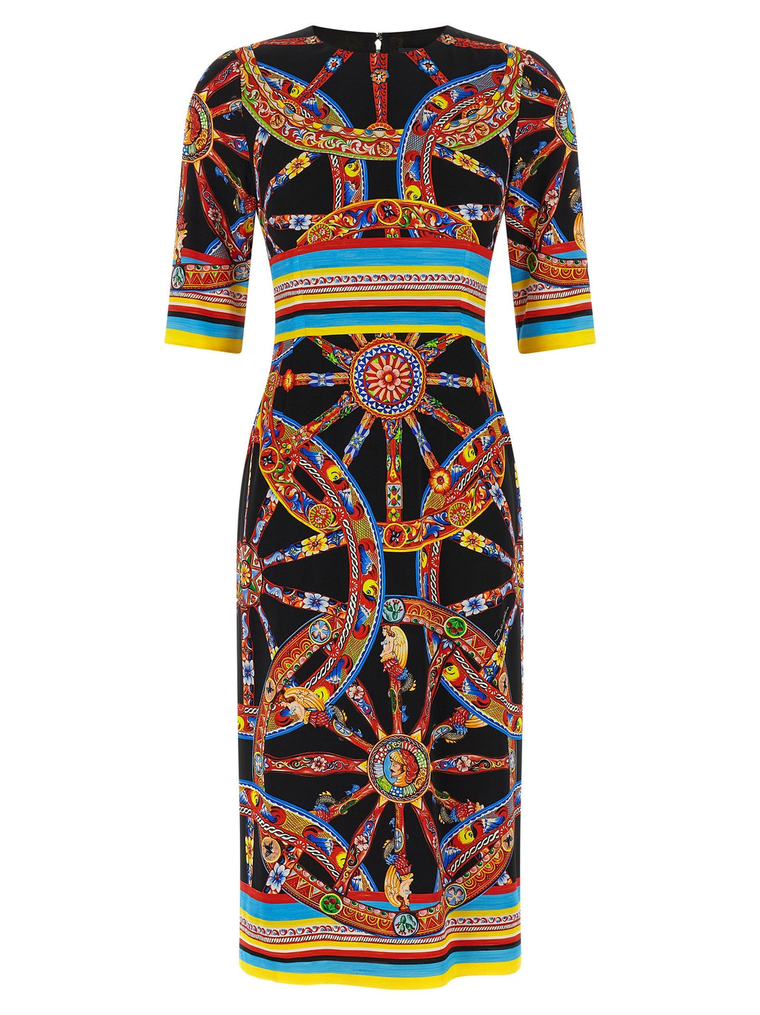 Dolce & Gabbana - 'Carretto' dress MULTICOLOR 40 IT