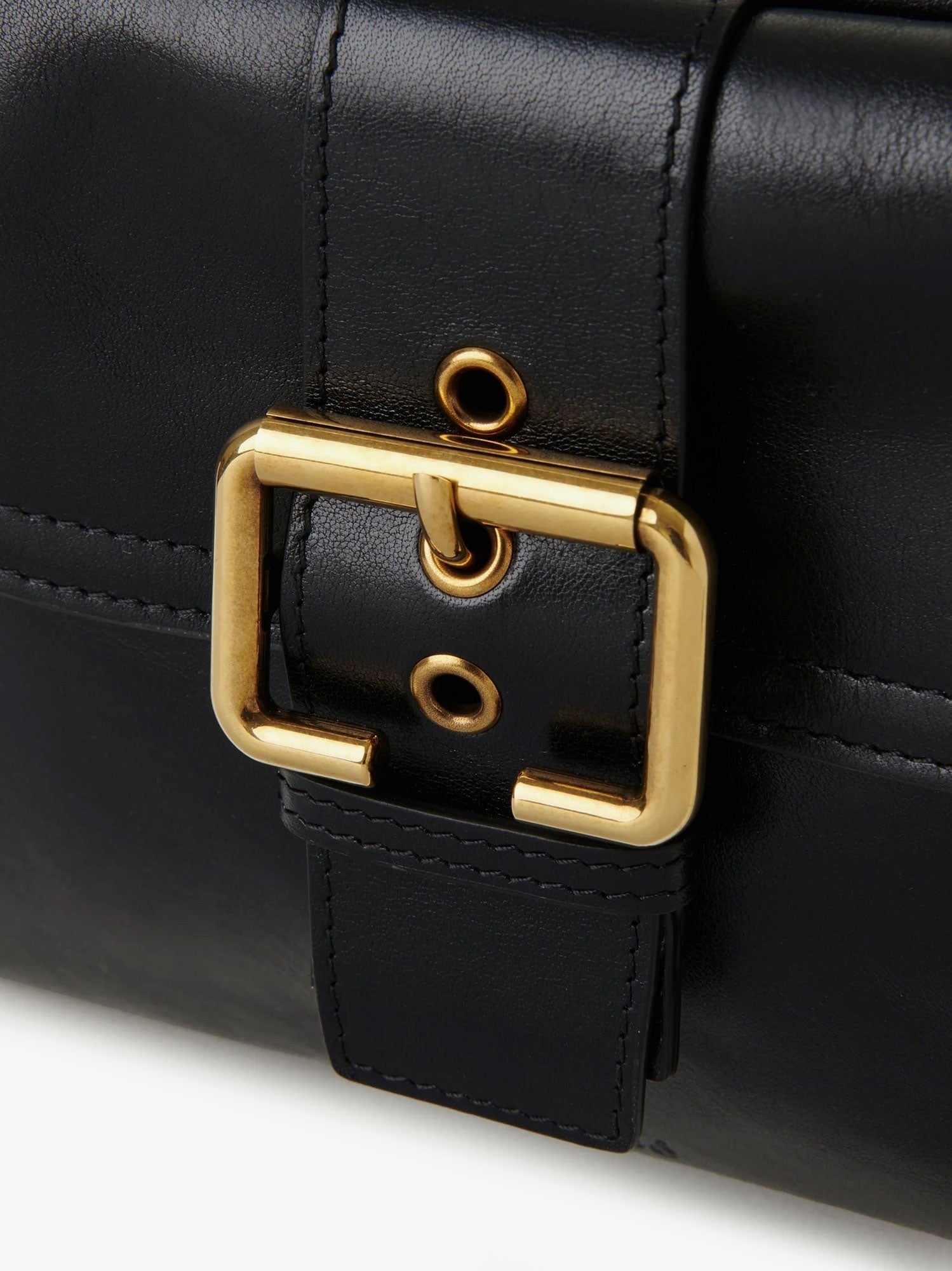 CHLOE' CHLOE' - Carry shiny buffalo leather shoulder bag