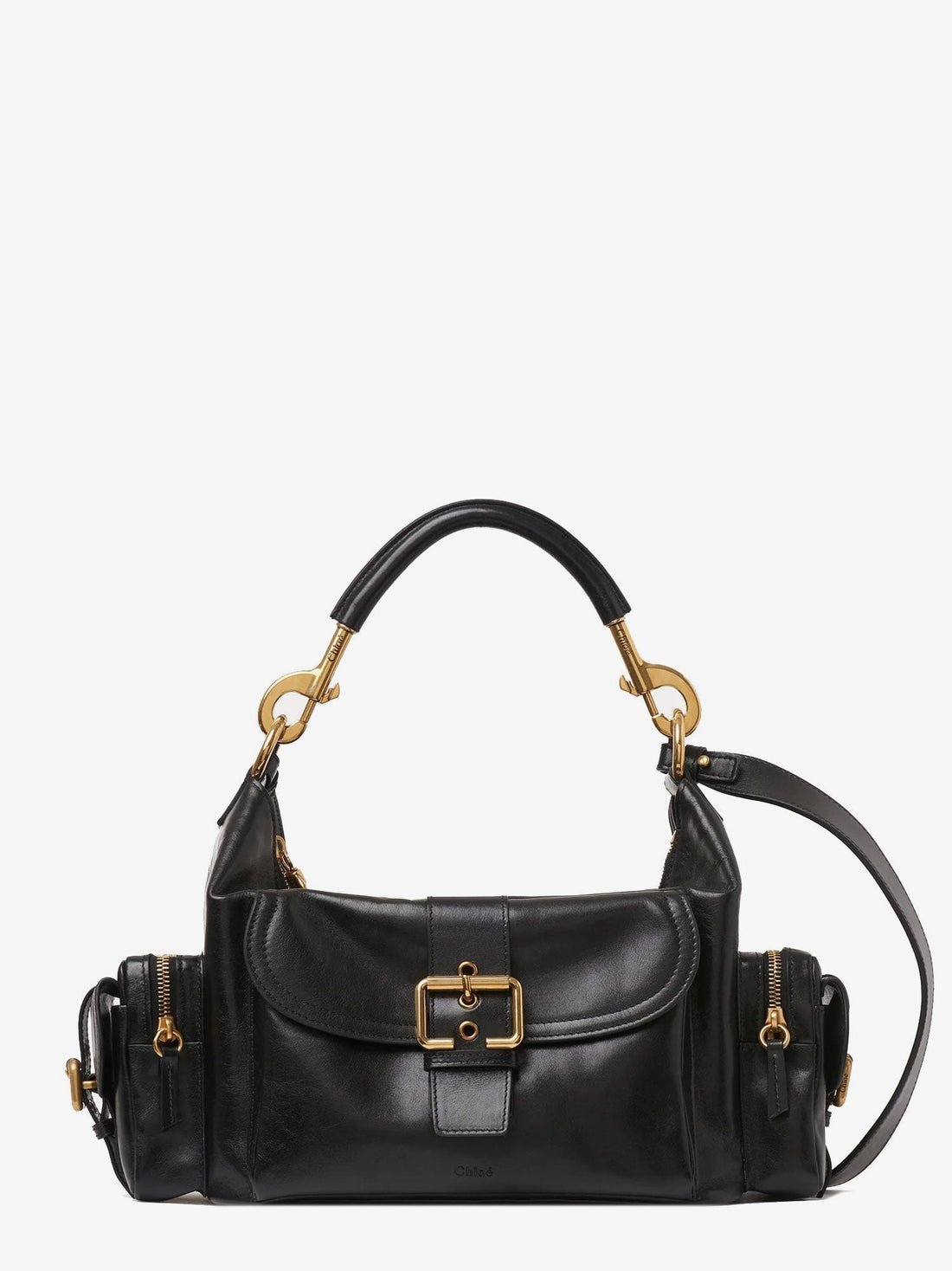 CHLOE' - Carry shiny buffalo leather shoulder bag carry-shiny-buffalo-leather-shoulder-bag_822a38a8-c281-4be5-b563-80f3d6a42d38