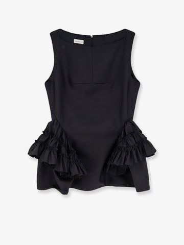 Dries Van Noten - Casey wool and silk top