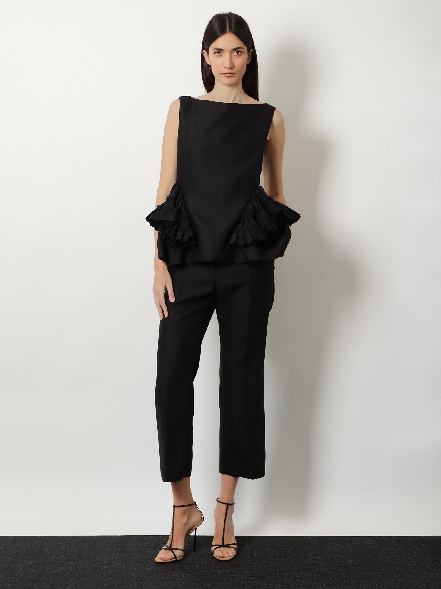 Dries Van Noten - Casey wool and silk top