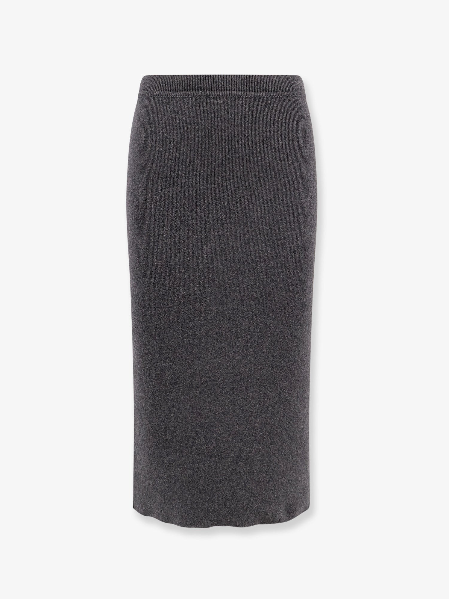 Cashmere and cotton pencil skirt