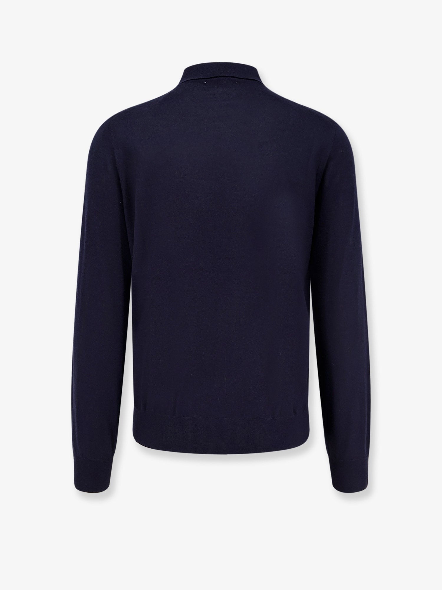 Cashmere and cotton polo shirt