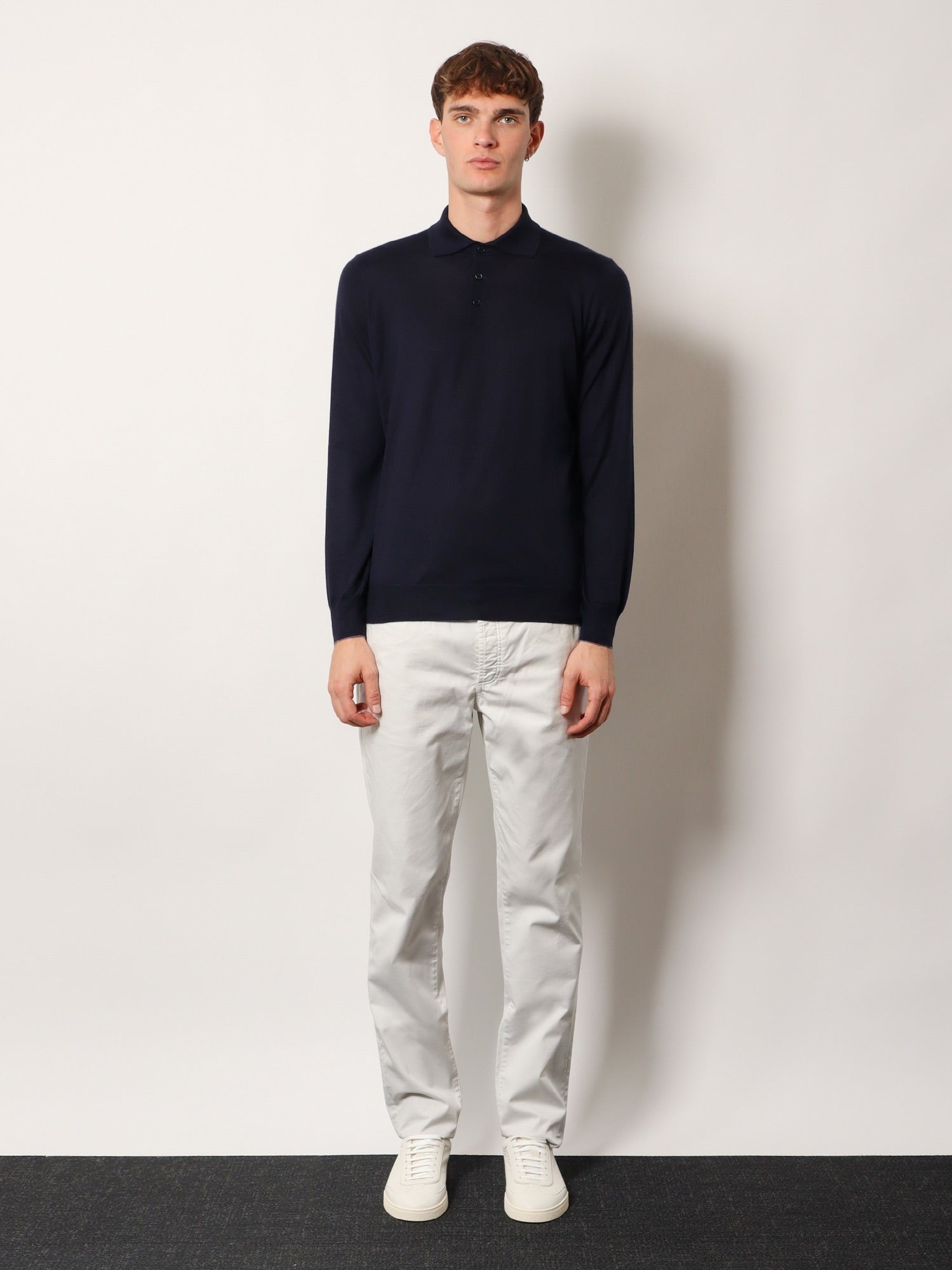 Brunello Cucinelli Brunello Cucinelli - Cashmere and cotton polo shirt
