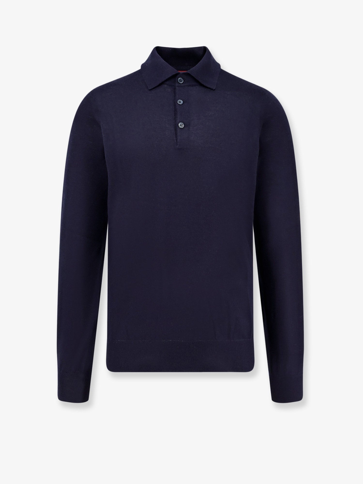 Cashmere and cotton polo shirt