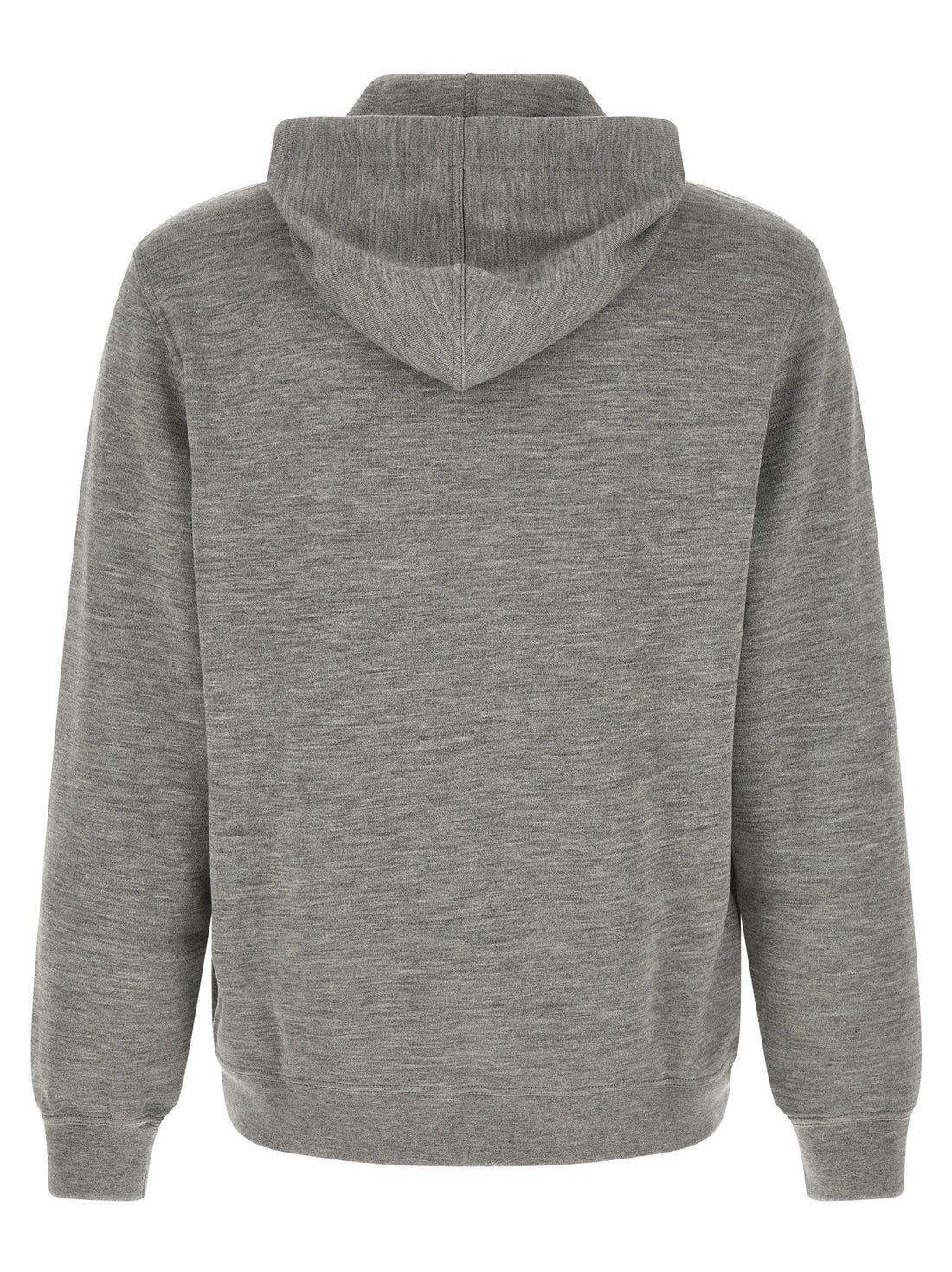 Brunello Cucinelli - Cashmere and silk hoodie gray