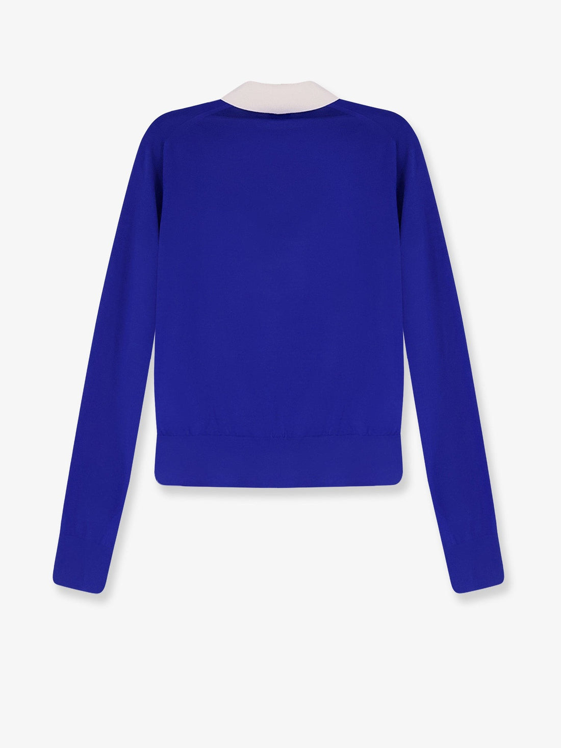 Celine Cashmere and silk polo shirt with logo embroidery on the front