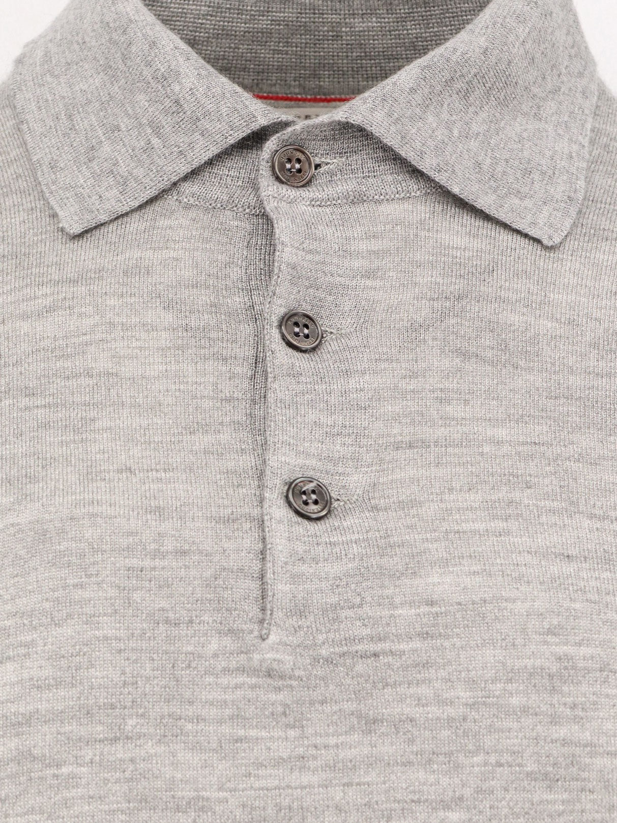 Cashmere and silk polo shirt