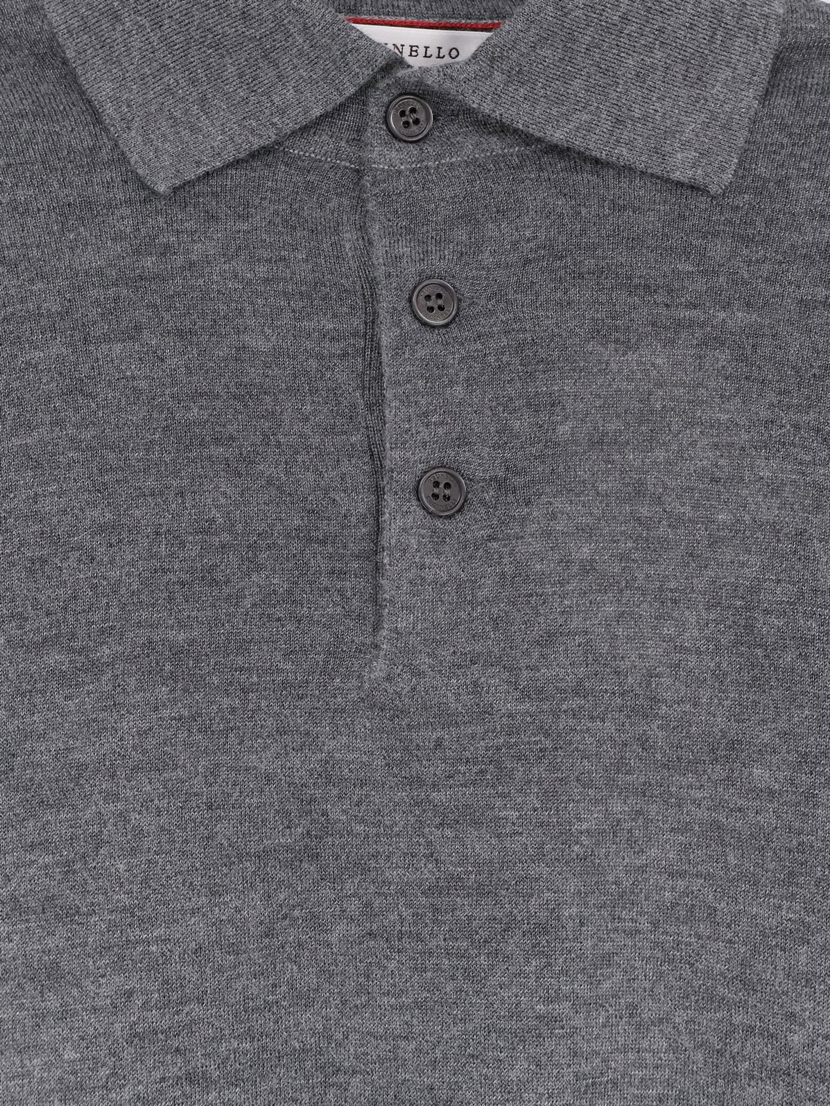 Brunello Cucinelli Brunello Cucinelli - Cashmere and silk polo shirt
