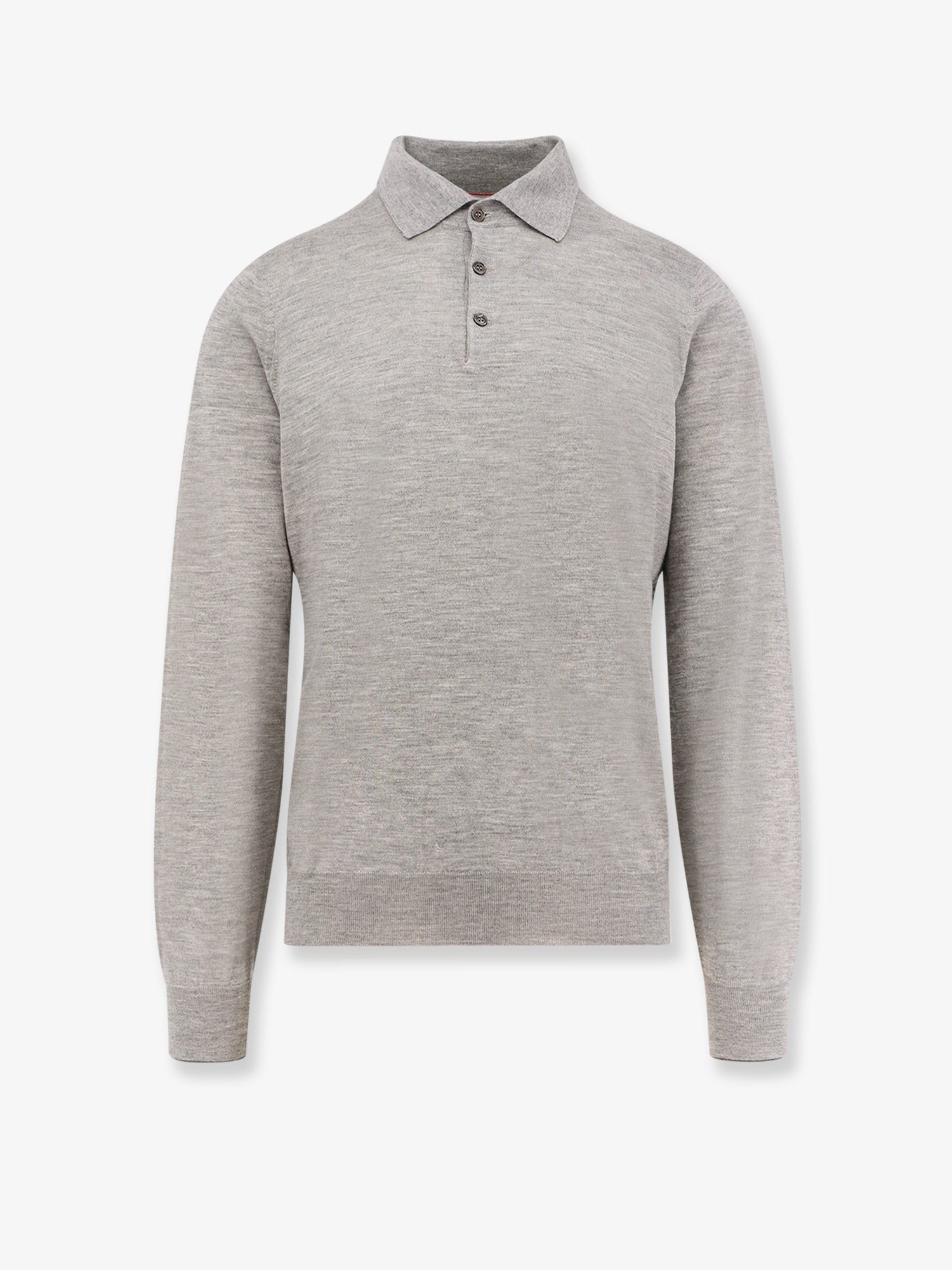 Cashmere and silk polo shirt