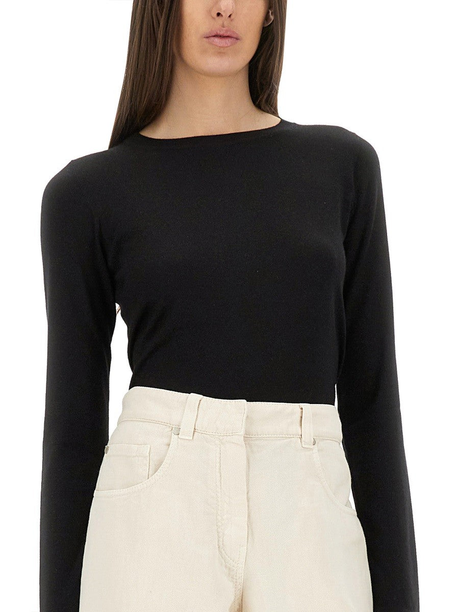 CASHMERE AND SILK SWEATER