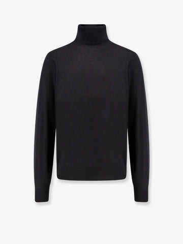 Cashmere and silk turtleneck