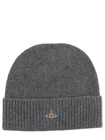 Vivienne Westwood - Cashmere Beanie - Grey cashmere-beanie