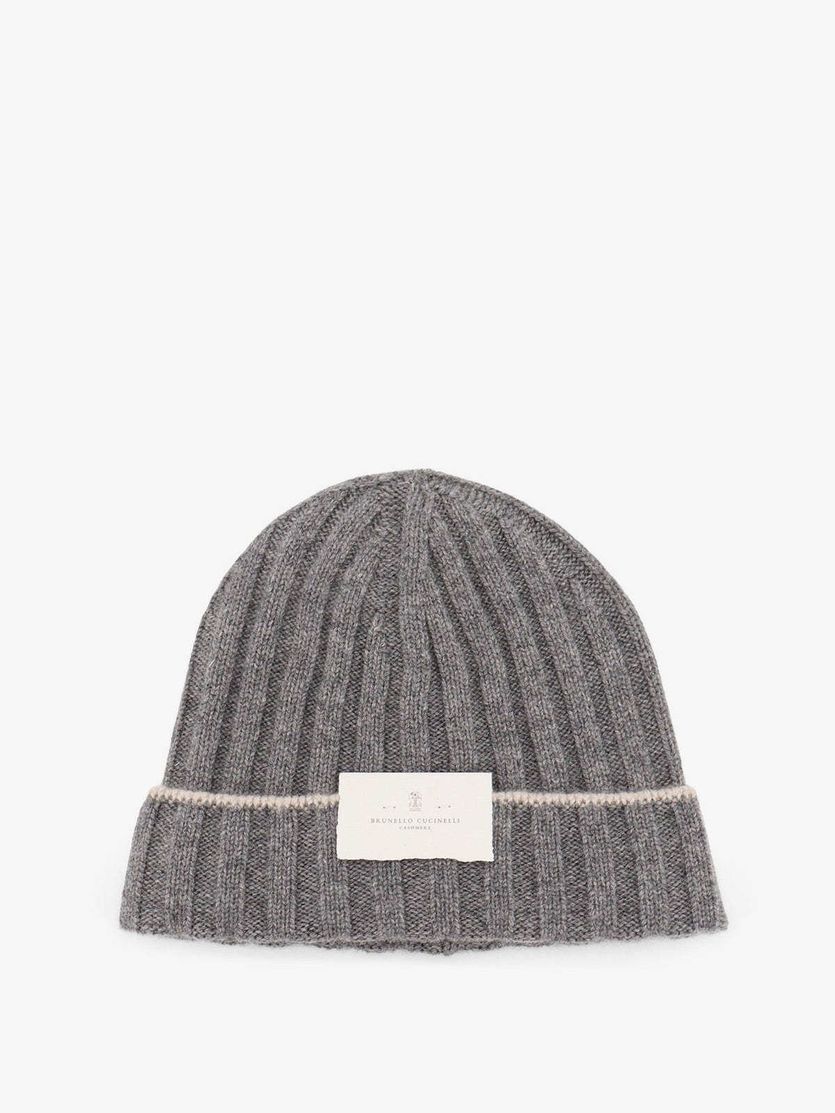 Brunello Cucinelli - Cashmere Beanie GRIGIOSCUROSABBIA