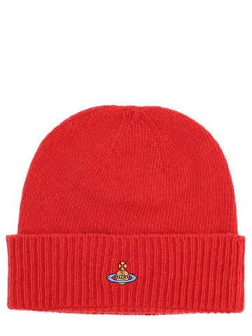 Vivienne Westwood - Cashmere Beanie - Red cashmere-beanie_84591cb0-bf50-4b05-9947-b30e7a7f5144