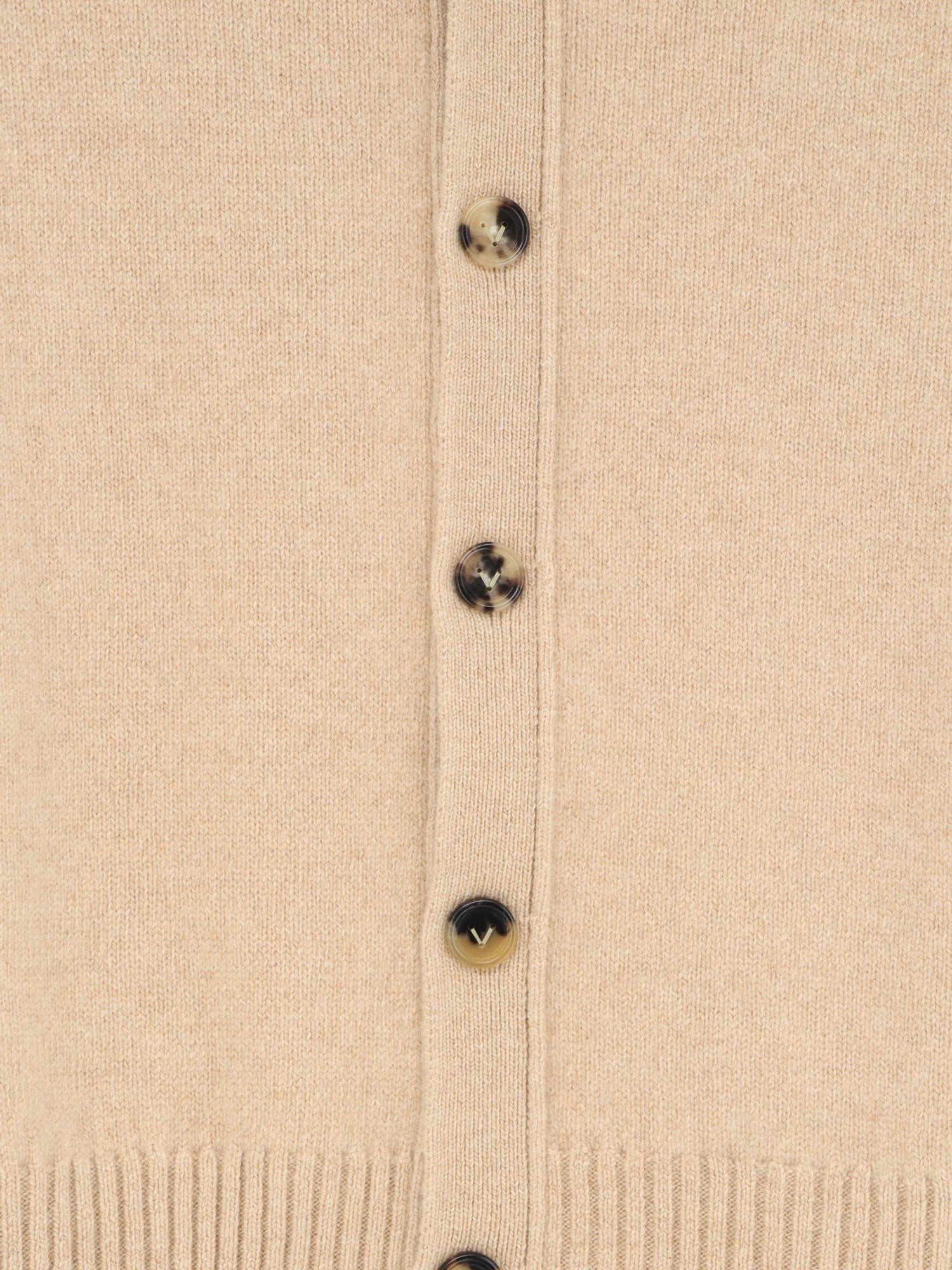 Bottega Veneta - Cashmere blend cardigan with Intrecciato logo patch