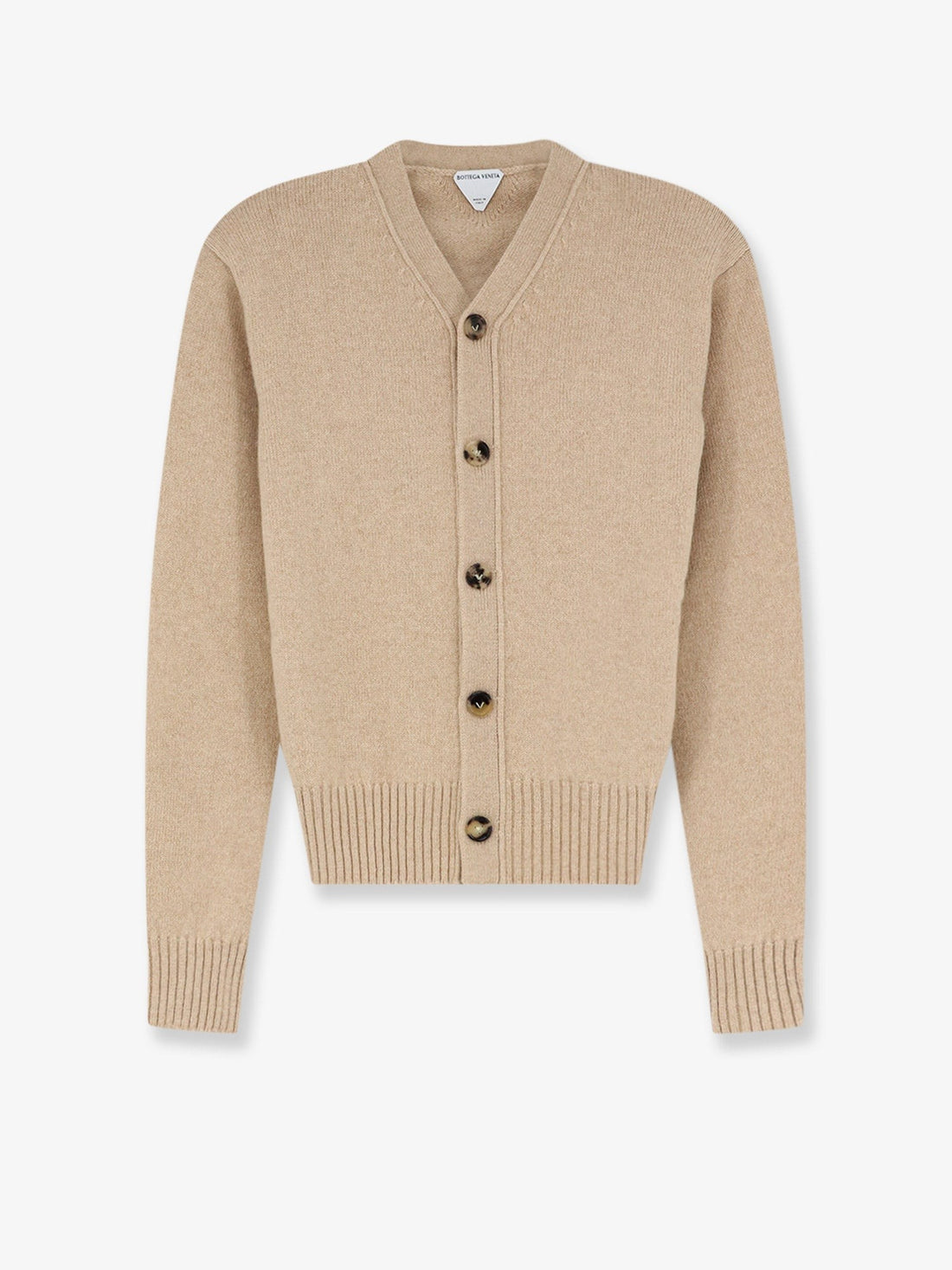 Bottega Veneta - Cashmere blend cardigan with Intrecciato logo patch cashmere-blend-cardigan-with-intrecciato-logo-patch_cec89d5e-6407-48b2-a6ea-d5a69cf1d9b4