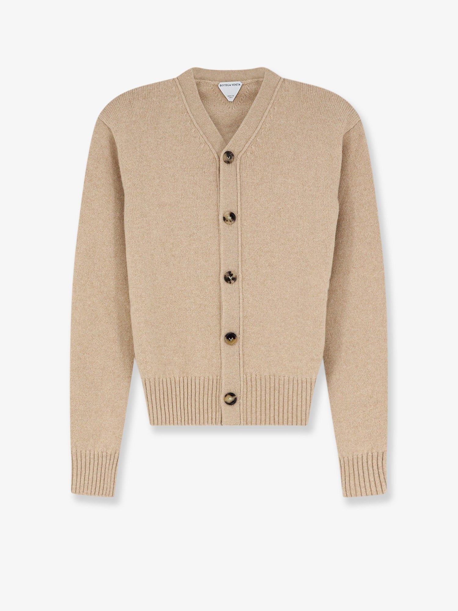 Bottega Veneta - Cashmere blend cardigan with Intrecciato logo patch
