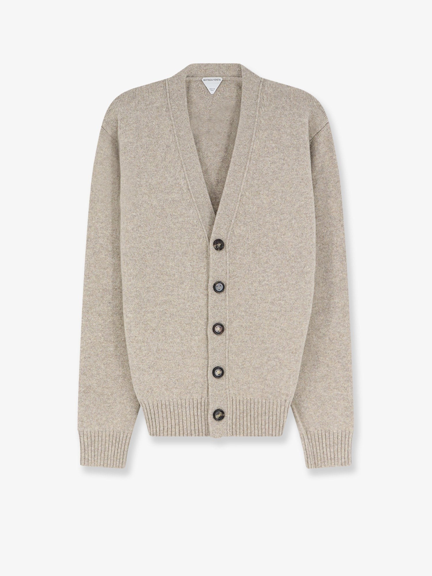 Bottega Veneta - Cashmere blend cardigan with Intreccio patch