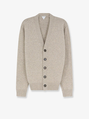 Bottega Veneta - Cashmere blend cardigan with Intreccio patch