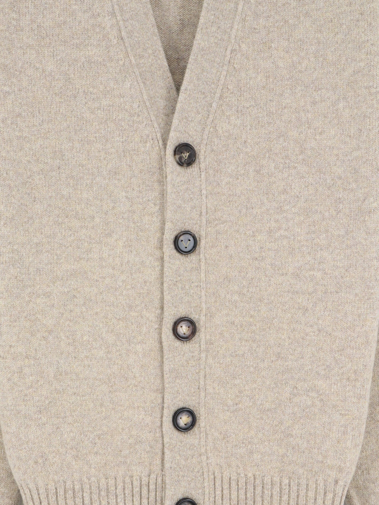 Bottega Veneta - Cashmere blend cardigan with Intreccio patch