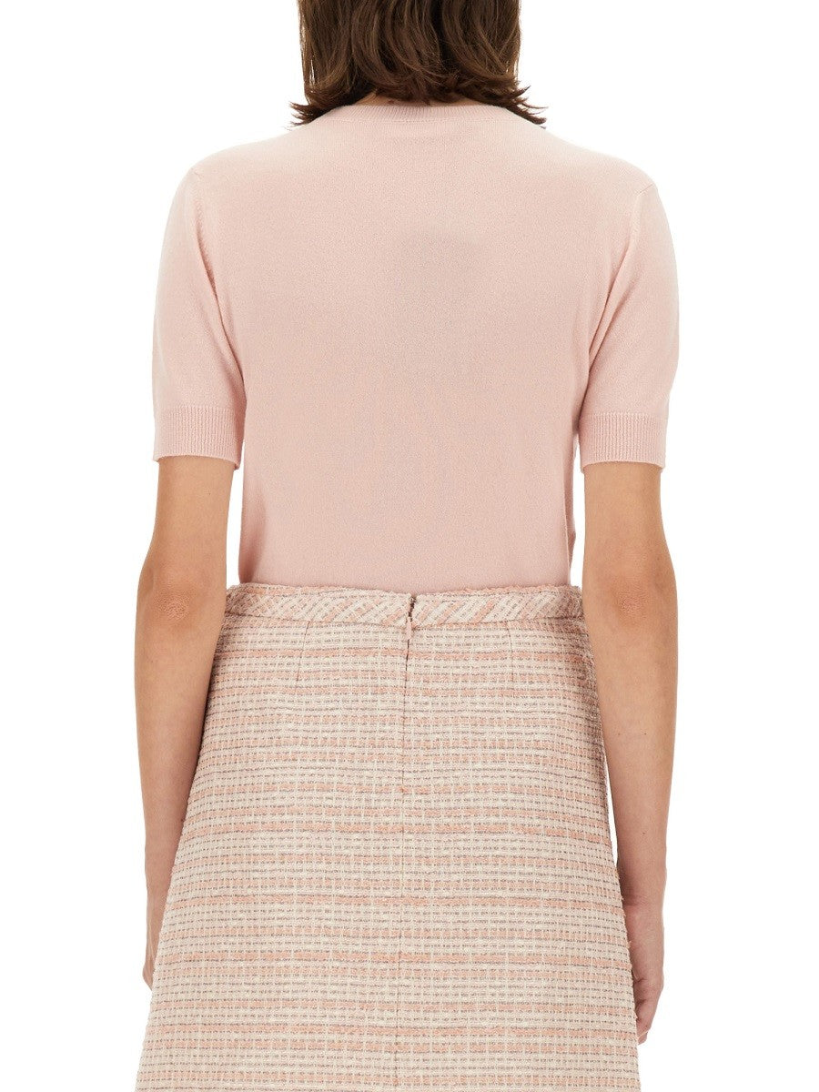 CASHMERE BLEND KNIT TOP