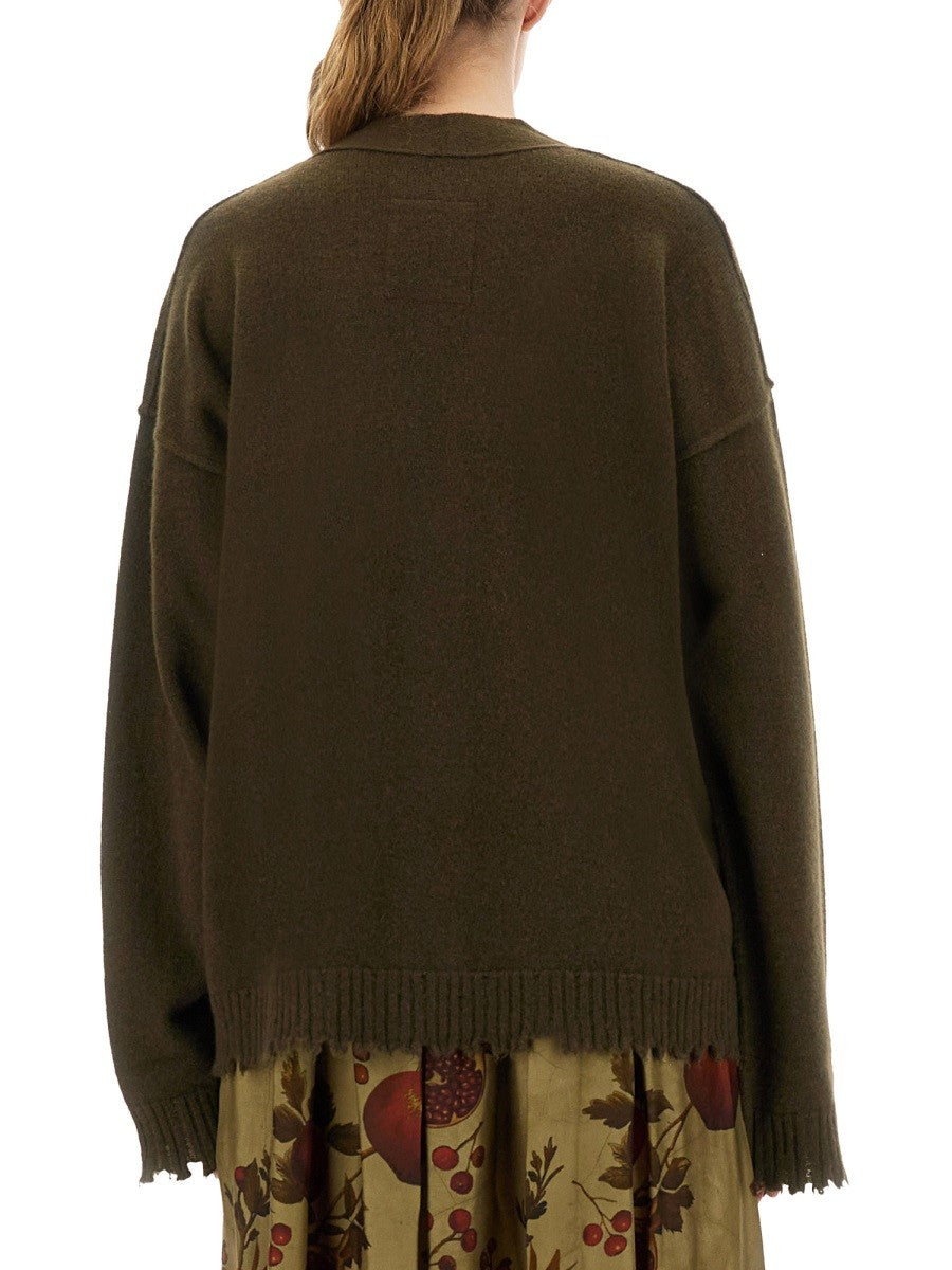 UMA WANG UMA WANG - CASHMERE CARDIGAN WITH BUTTONS
