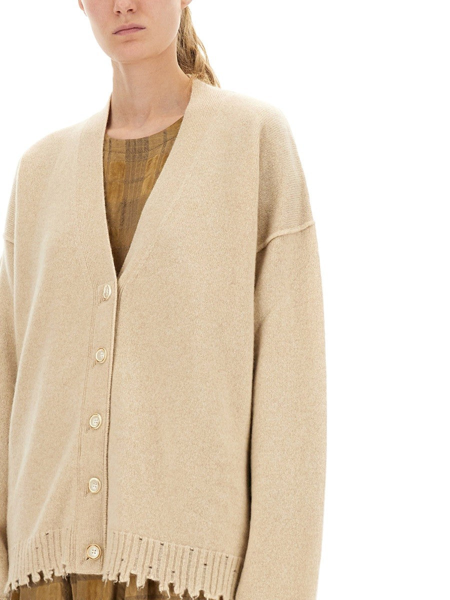 UMA WANG UMA WANG - CASHMERE CARDIGAN WITH BUTTONS
