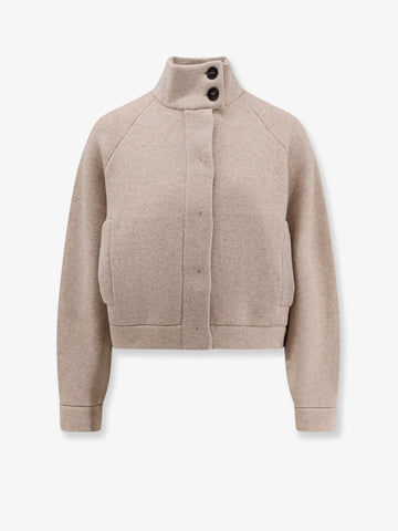 Cashmere cardigan with Monili