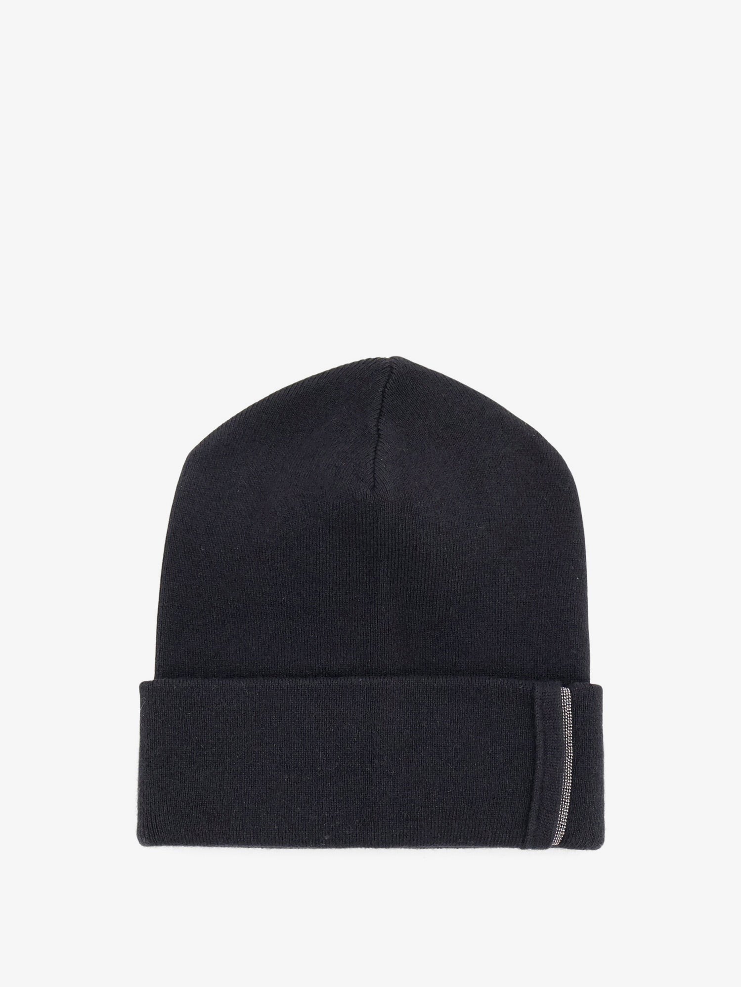 Brunello Cucinelli - Cashmere hat with Monili detail